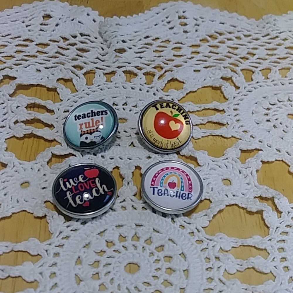 Teacher Snap Jewelry - Snap Buttons bundle